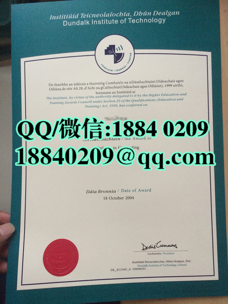 爱尔兰敦达克理工学院大专文凭 Dundalk Institute of Technology  diploma