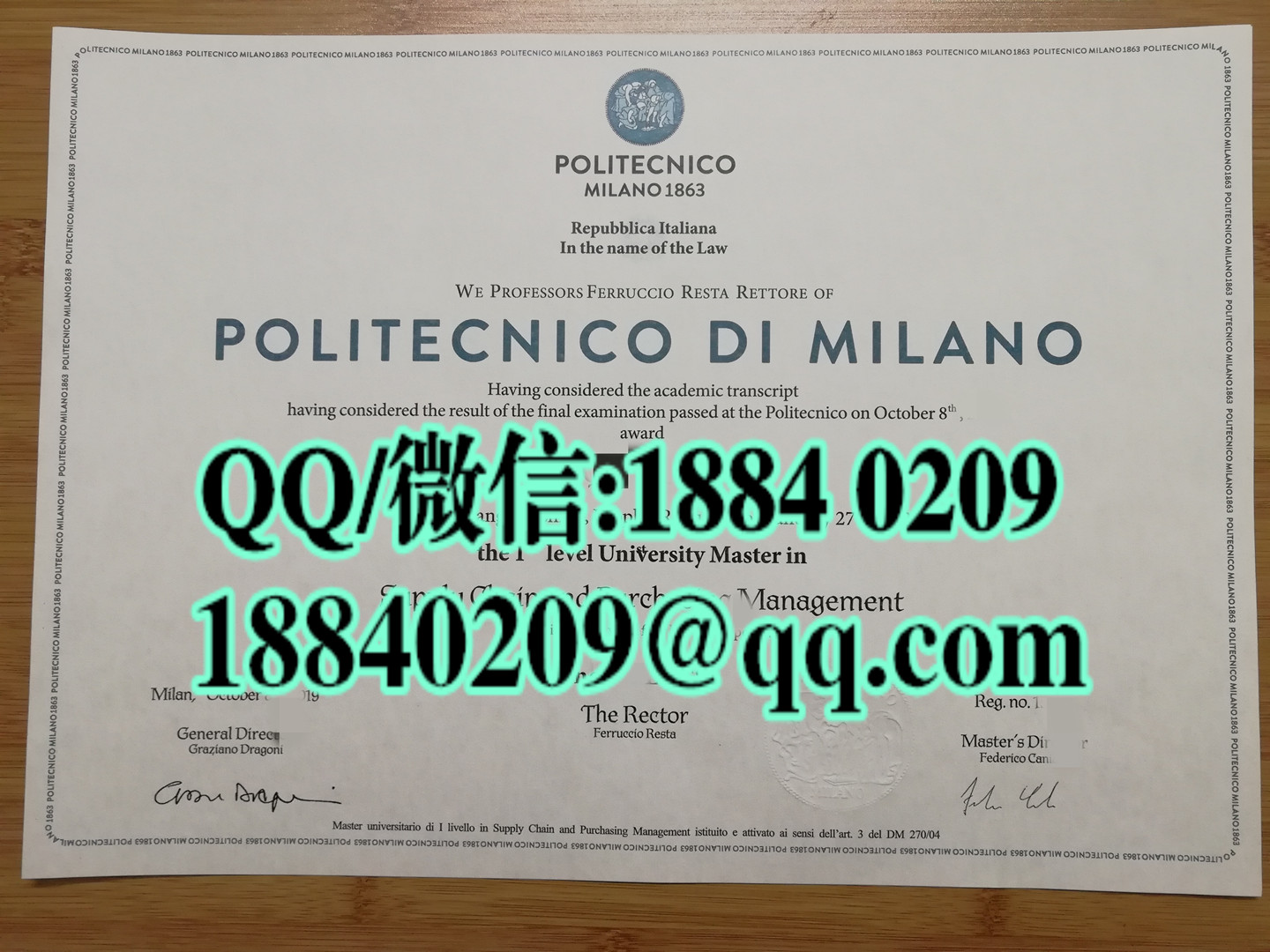 Polytechnic University of Milan diploma degree，意大利米兰理工大学毕业证成绩单订购