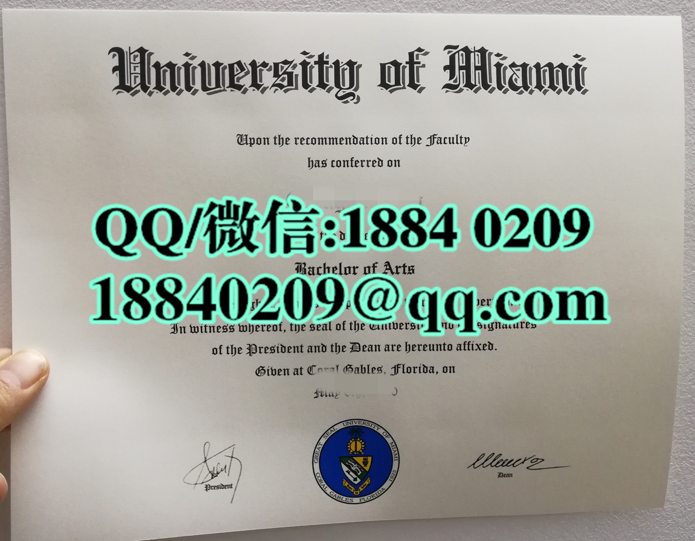 美国迈阿密大学毕业证成绩单，美国大学毕业证成绩单，university of miami diploma