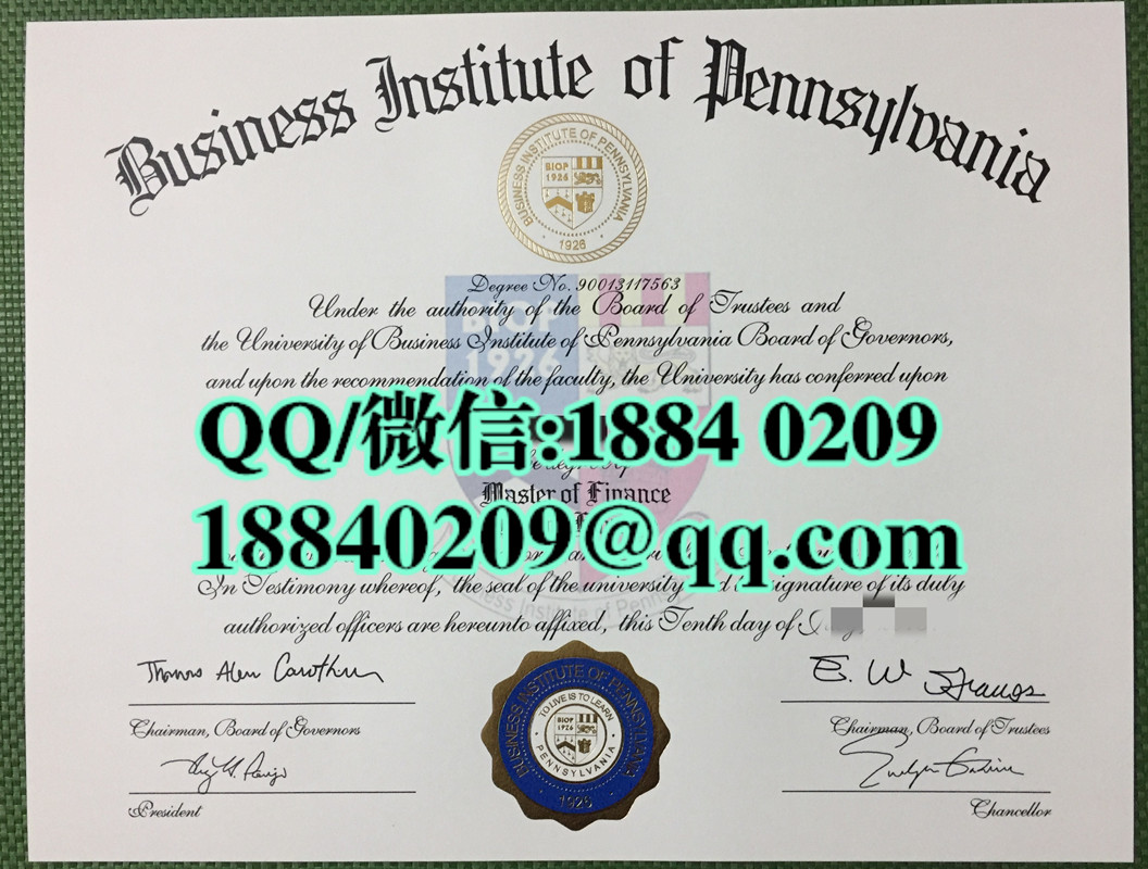 复制美国北美宾夕法尼亚商学院毕业证，Business Institute of Pennsylvania diploma