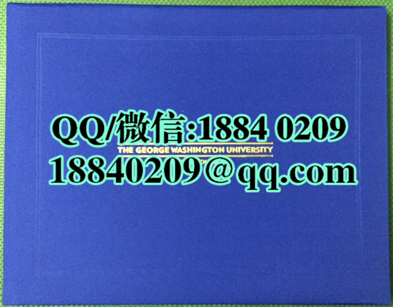 美国乔治·华盛顿大学毕业证外壳，美国乔治·华盛顿大学George Washington University文凭封皮