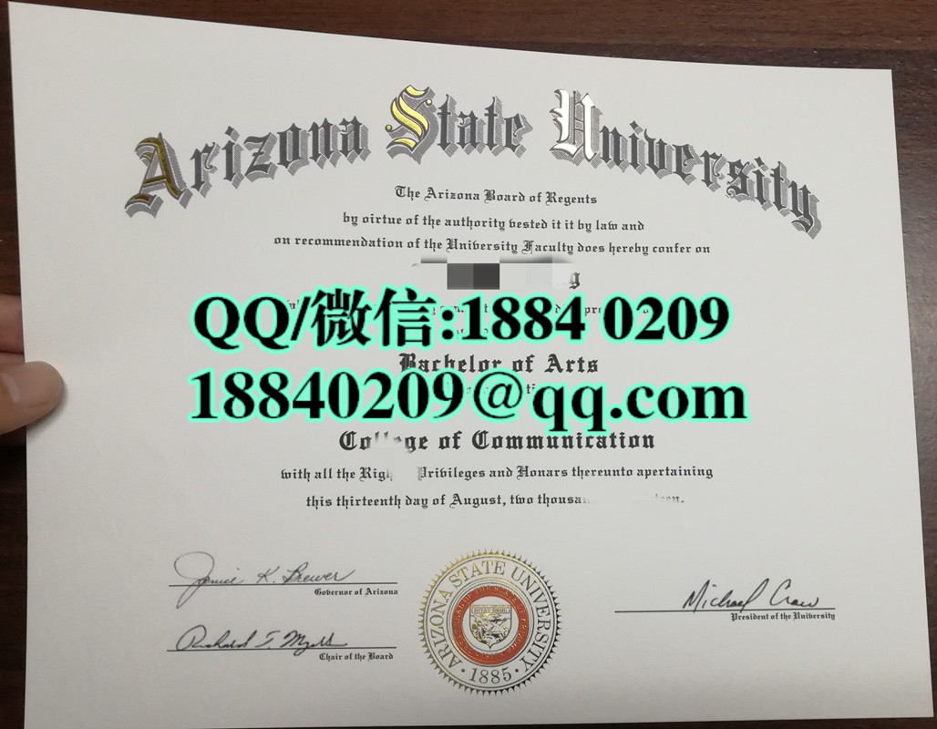 美国亚利桑那州立大学毕业证，Arizona State University diploma