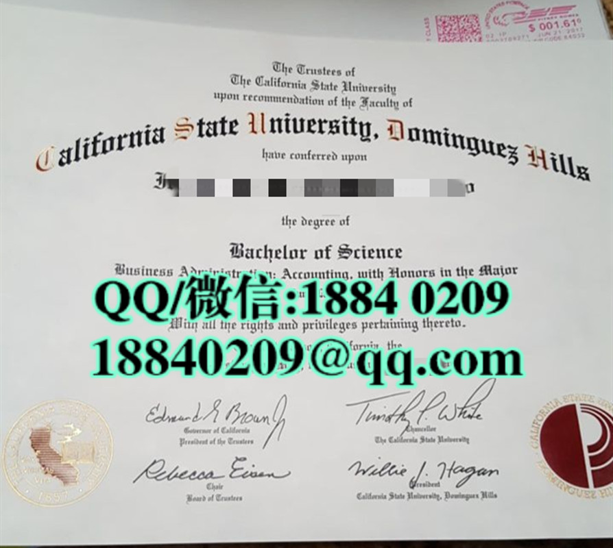 加州州立大学多明格斯山分校毕业证，California State University Dominguez Hills diploma