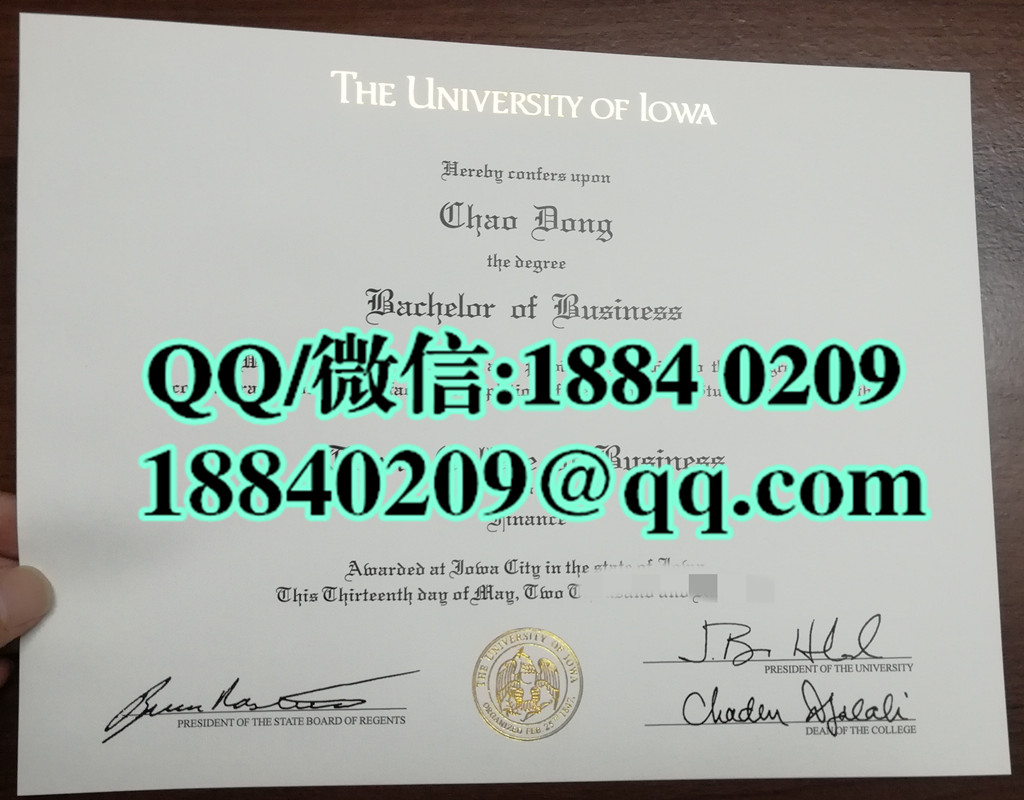 美国爱荷华大学The University of Iowa毕业证案例，爱荷华大学毕业证 University of Iowa diploma_