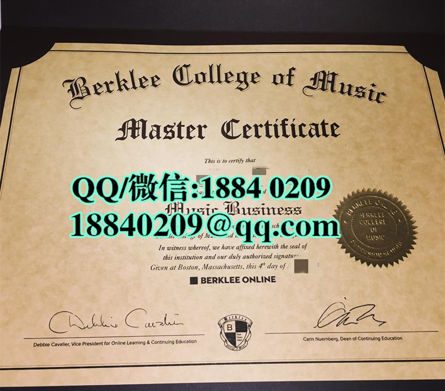 美国伯克利音乐学院毕业证学位证，Berklee College of Music diploma