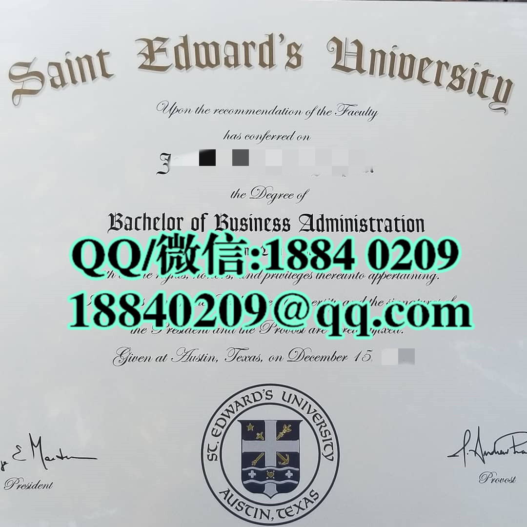 美国圣爱德华大学毕业证范例，St. Edward's University diploma degree