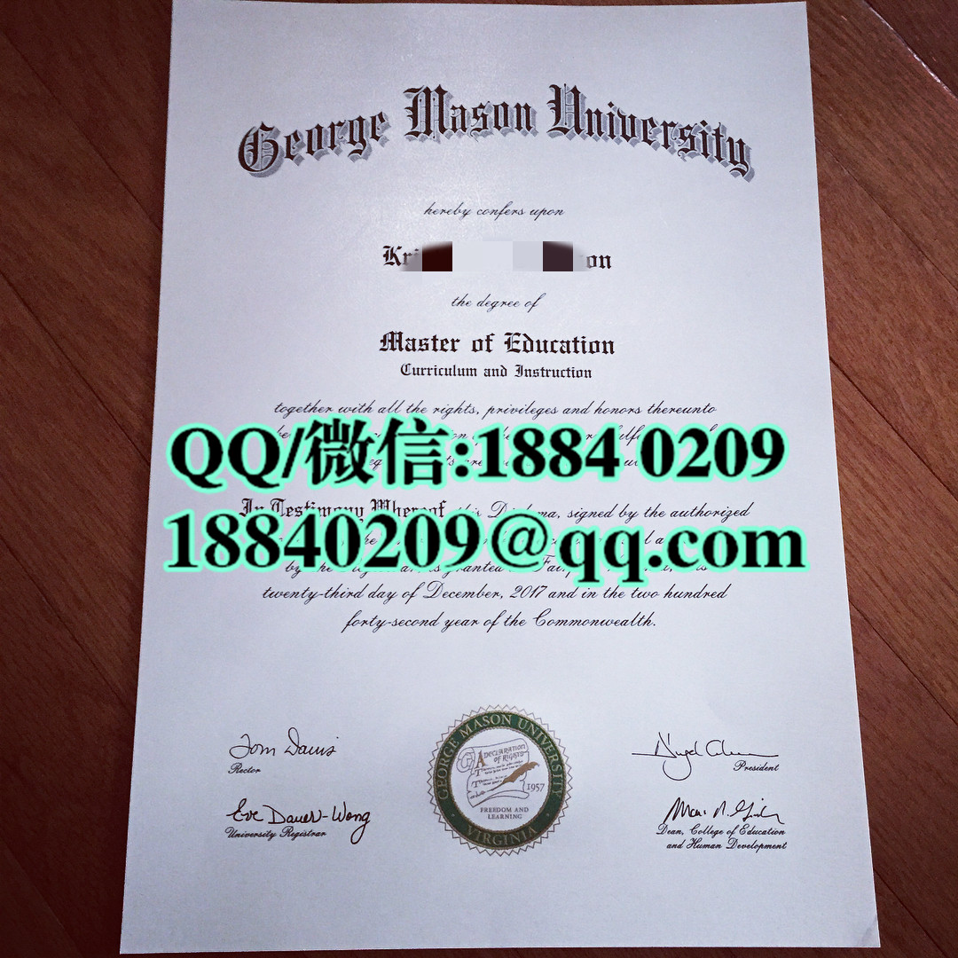 定制美 国乔治梅森大学毕业证，George Mason University(GMU）diploma