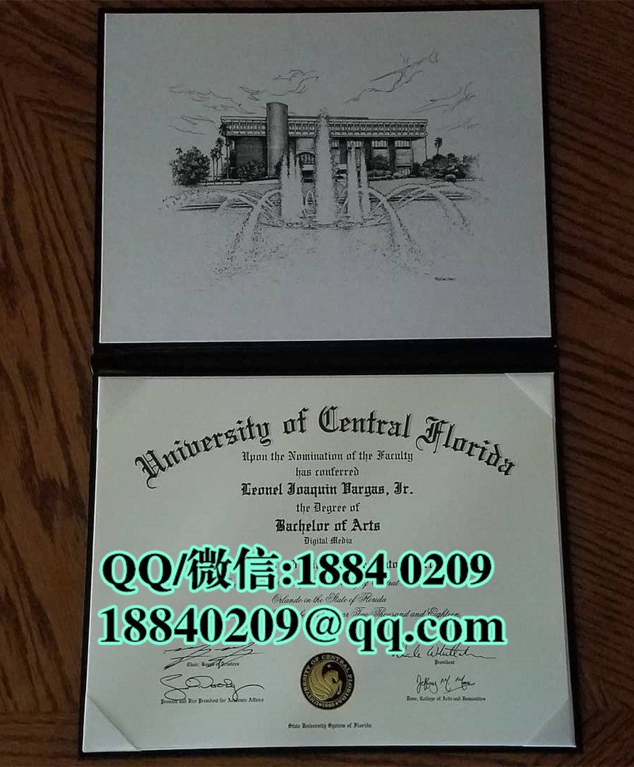 美国中佛罗里达大学毕业证样本，university of central florida diploma