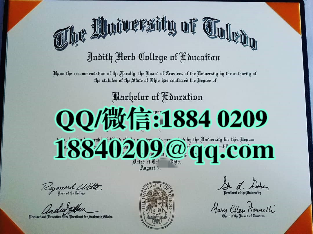 美国托莱多大学毕业证样本，the university of toledo diploma