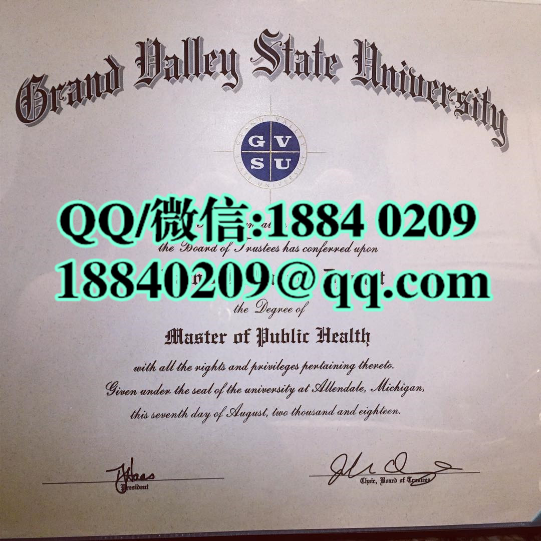 美国大峡谷州立大学毕业证样本，Grand Valley State University diploma