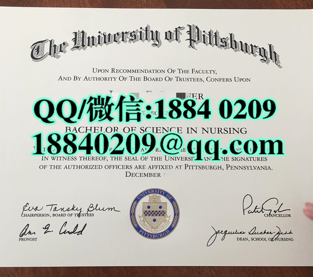 美国匹兹堡大学毕业证案例，University of Pittsburgh diploma