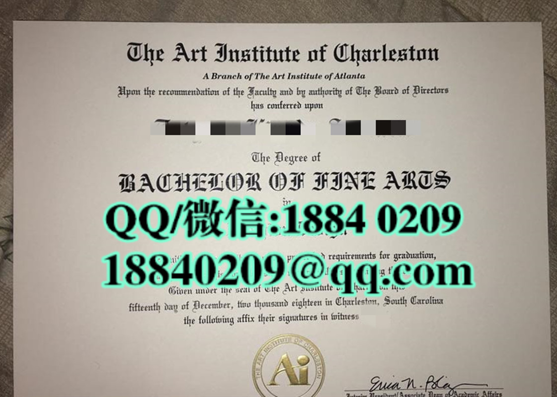 美国查尔斯顿艺术学院Charleston School of the Arts毕业证样本，Charleston School of the Arts diplo