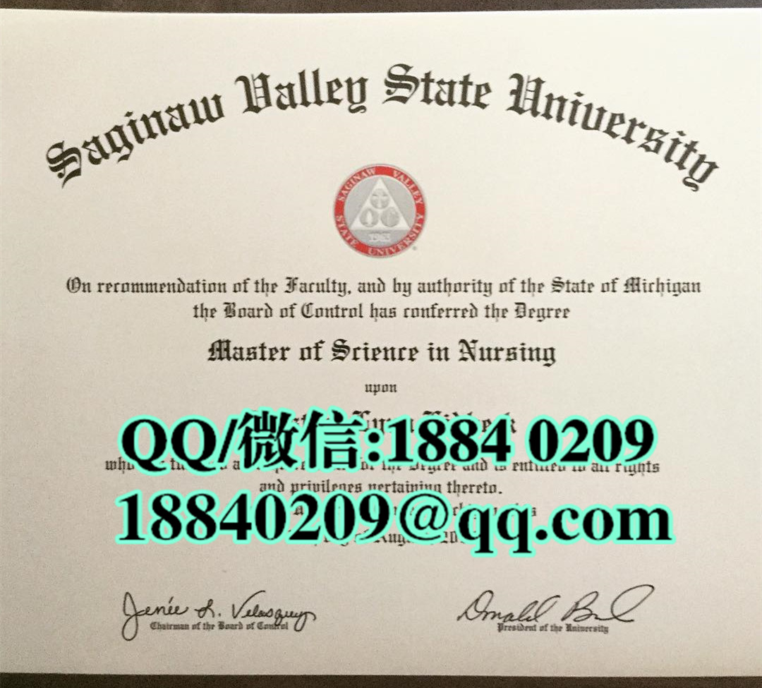 美国萨基诺谷州立大学毕业证，Saginaw Valley State University diploma