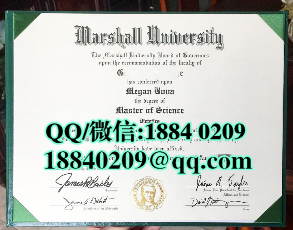 美国马歇尔大学Marshall University毕业证样本，Marshall University diploma