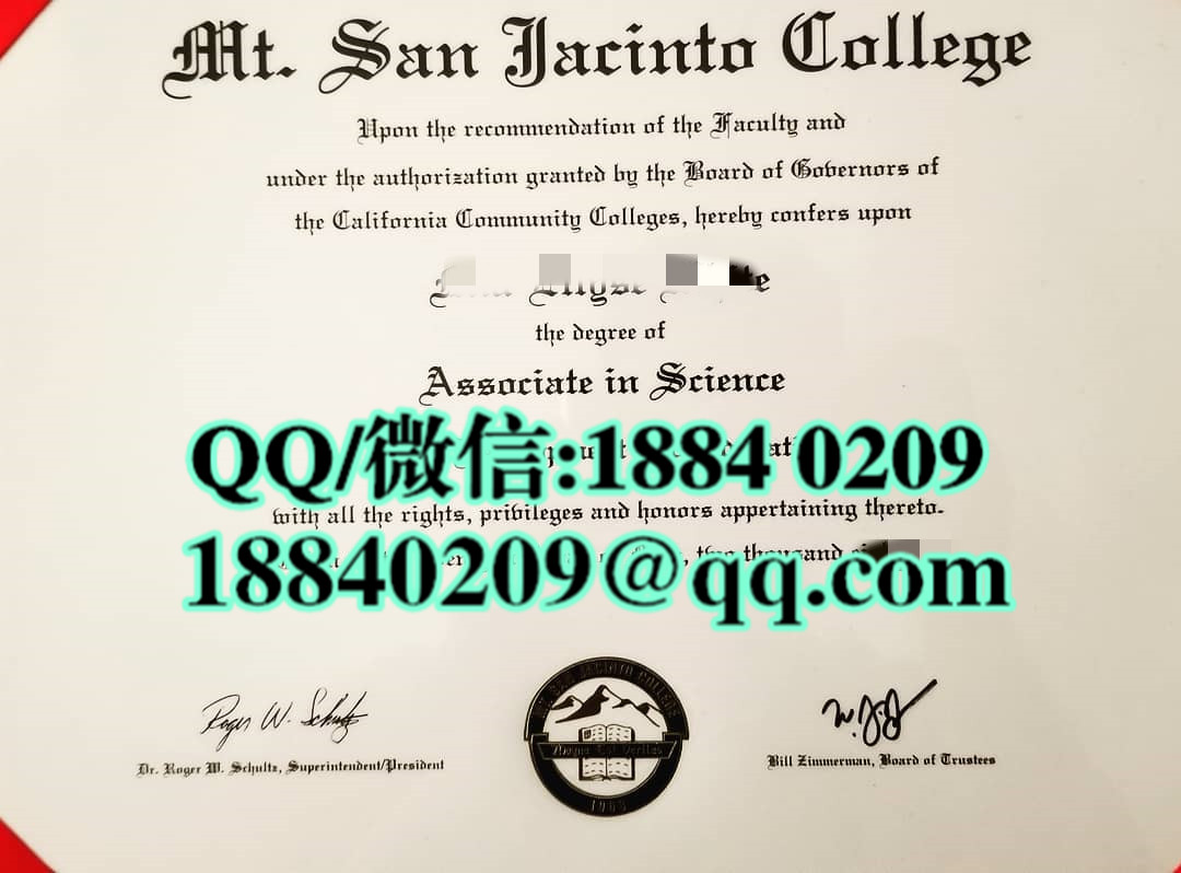 美国圣安东尼奥山学院毕业证，Mount San Antonio College diploma