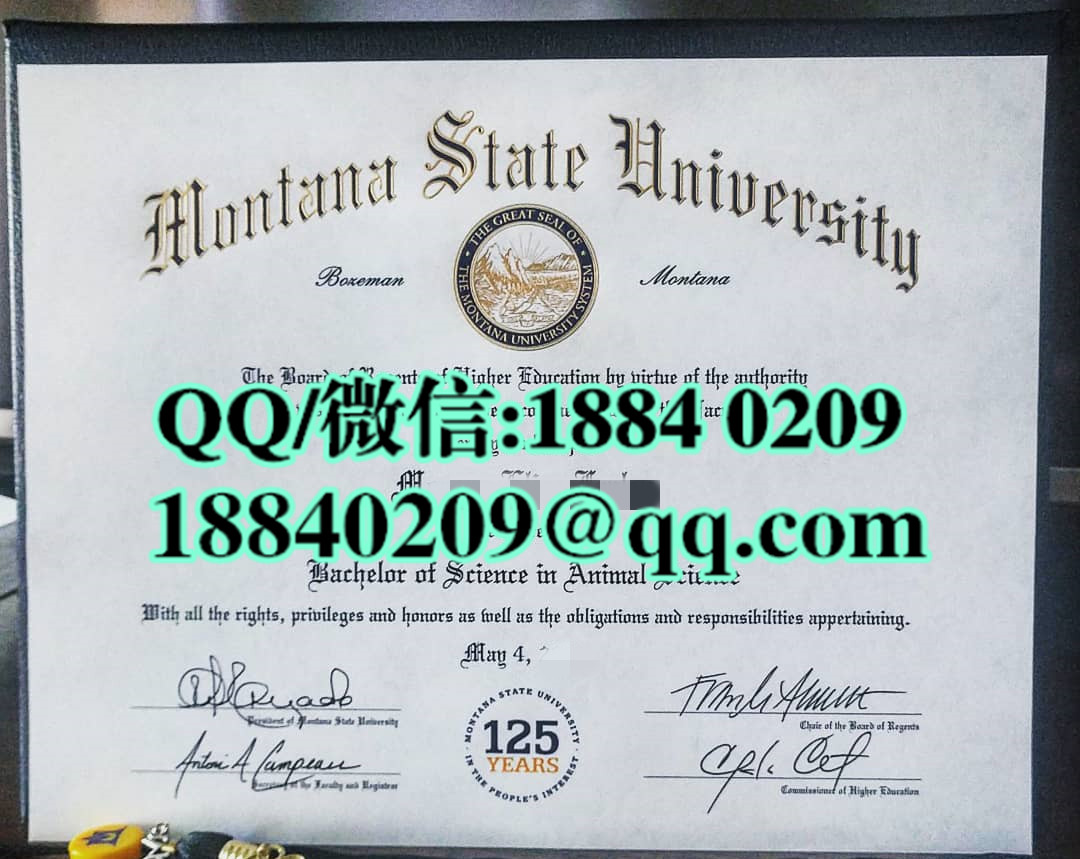 美国蒙大拿州立大学毕业证样本图片，montana state university diploma