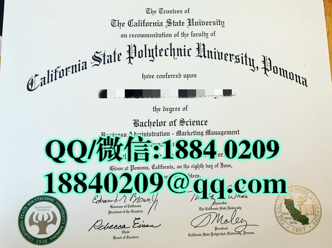 美国波莫纳加州理工大学California State Polytechnic University, Pomona毕业证图片，美国大学毕业证