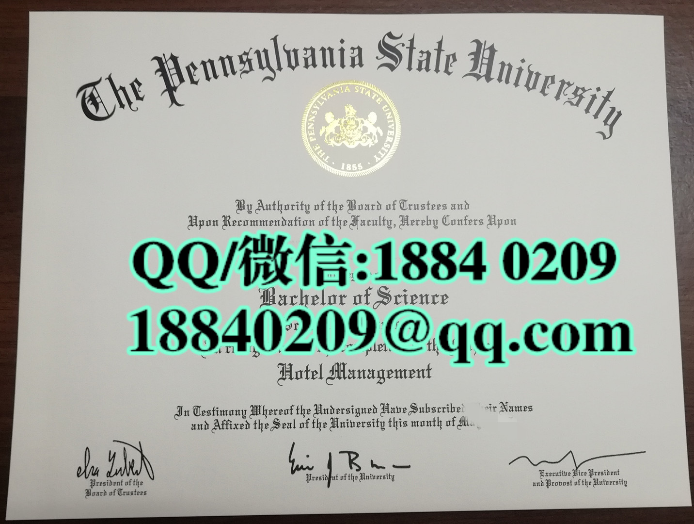 美国宾夕法尼亚州立大学毕业证，Pennsylvania State University diploma，美国大学毕业证样本