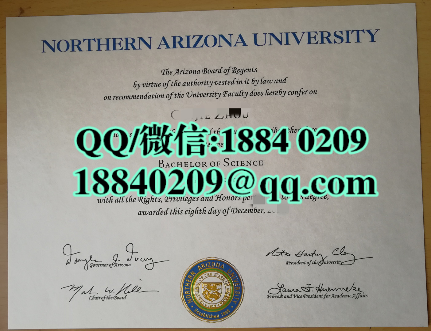 美国北亚利桑那大学Northern Arizona University毕业证，Northern Arizona University diploma