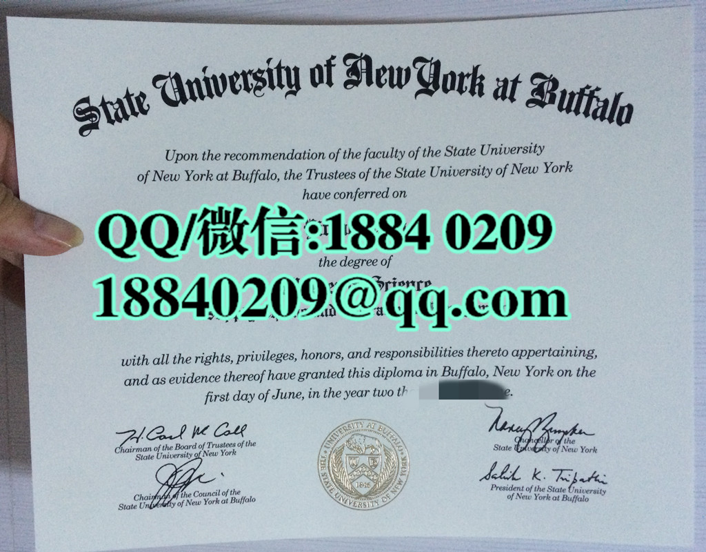 美国纽约州立大学布法罗分校毕业证样式，state university of new york at buffalo diploma