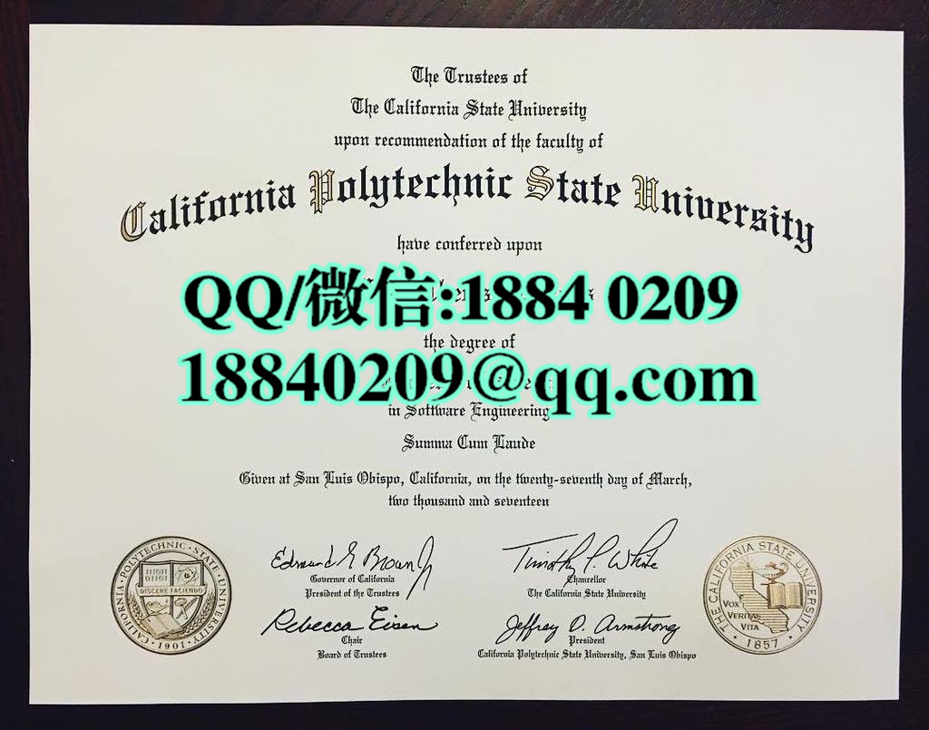 定制美国波莫纳加州理工大学毕业证，California State Polytechnic University diploma