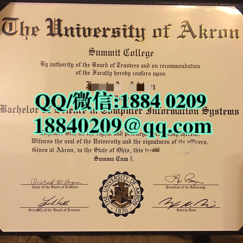 美国阿克伦大学毕业证，university of akron diploma