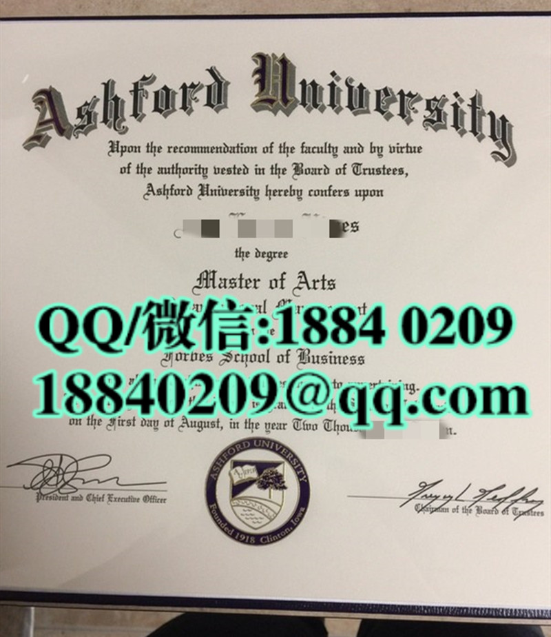 美国阿斯福德大学毕业证，Ashford University diploma