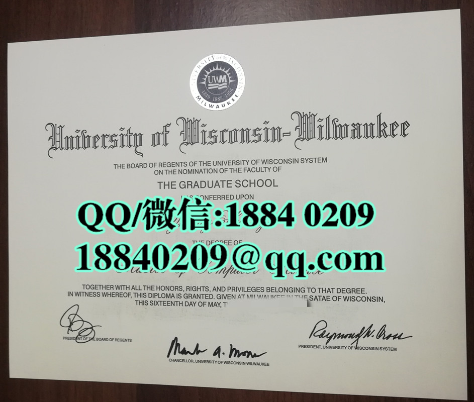 美国威斯康星大学密尔沃基分校毕业证，University of Wisconsin-Milwaukee diploma