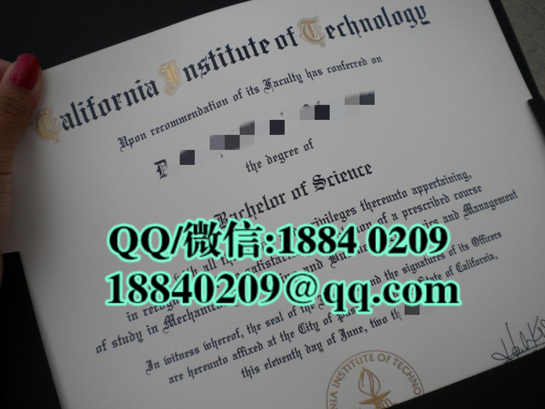 美国加州理工学院California Institute of Technology毕业证样式，California Institute of Technolo