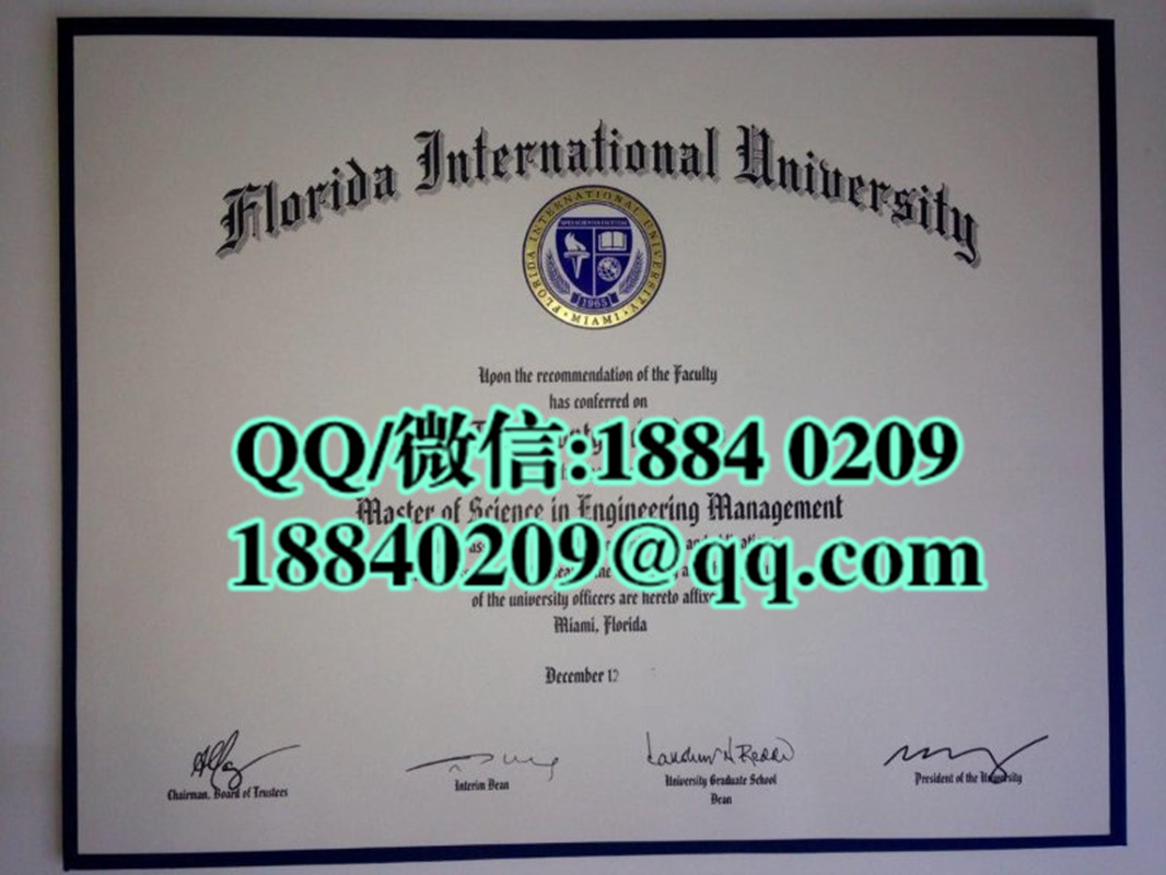 美国佛罗里达国际大学毕业证，Florida International University diploma