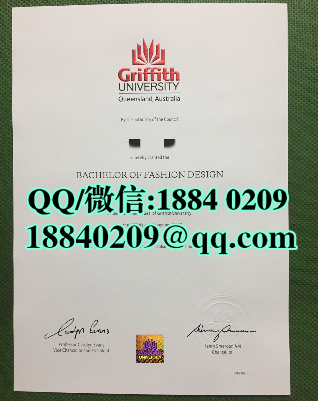 定制格里菲斯大学Griffith University毕业证，Griffith University diploma