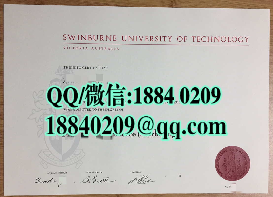 斯威本科技大学毕业证，swinburne university of technology diploma