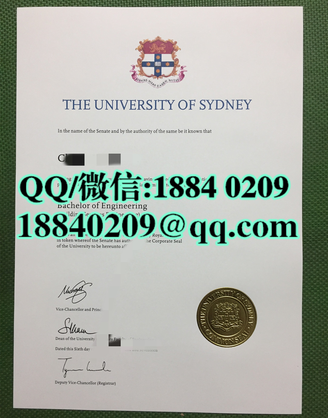 悉尼大学毕业证Sydney学位证，制作悉尼大学The University of Sydney文凭成绩单