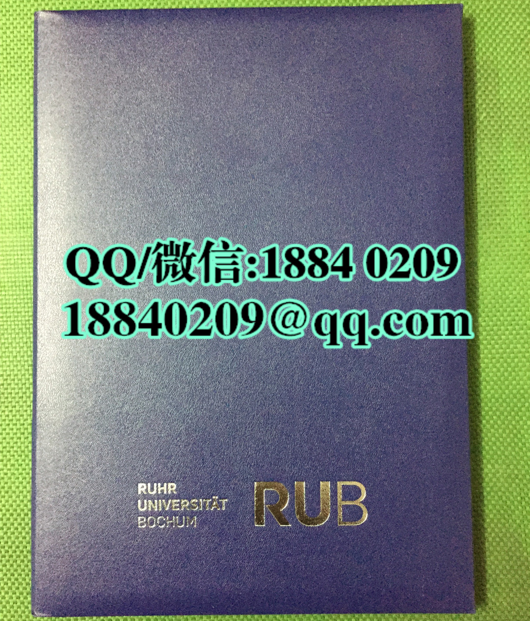 德国波鸿鲁尔大学毕业证外壳，德国波鸿鲁尔大学文凭封皮