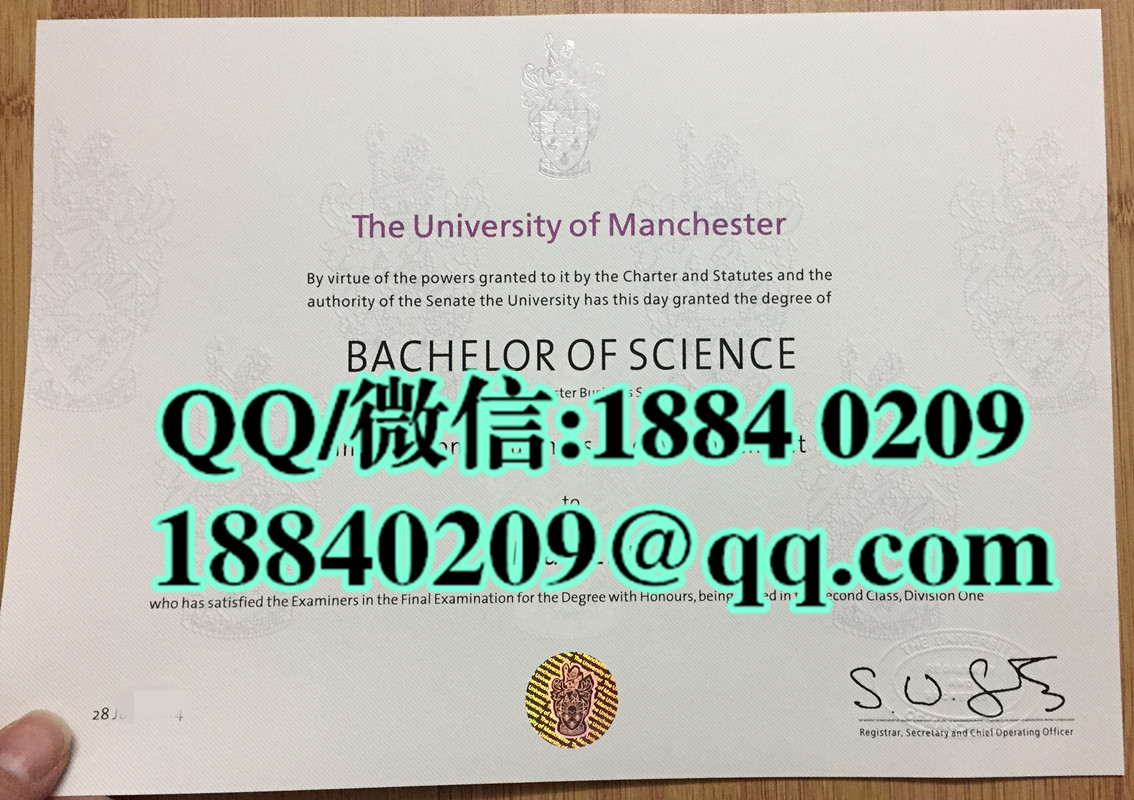 曼彻斯特大学毕业证样本，英国曼彻斯特大学文凭图片The University of Manchester diploma