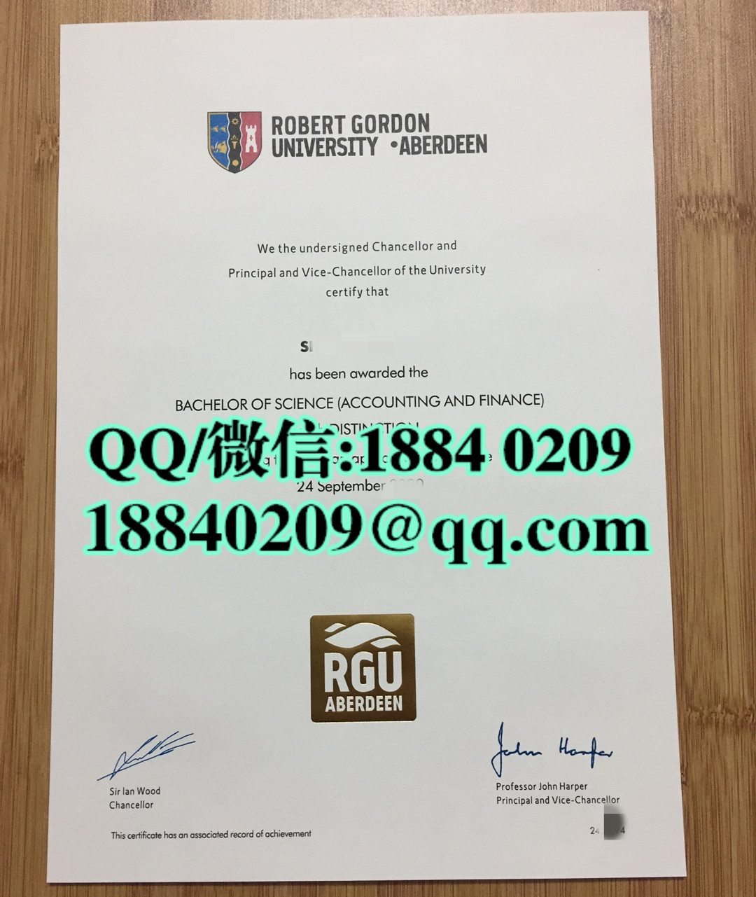 英国罗伯特戈登大学毕业证，Robert Gordon University diploma