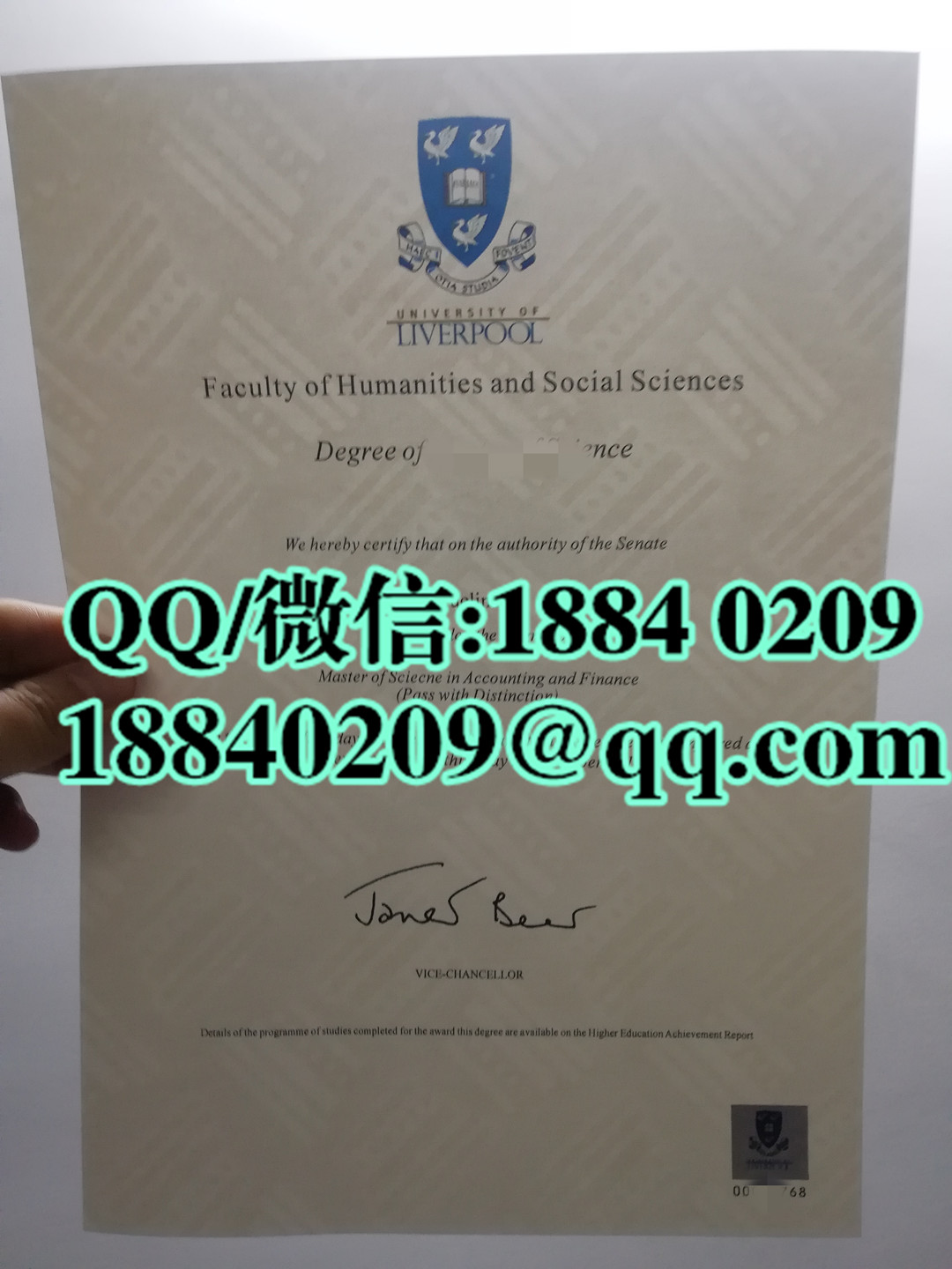 英国利物浦大学毕业证，英国利物浦大学学位证University of Liverpool degree