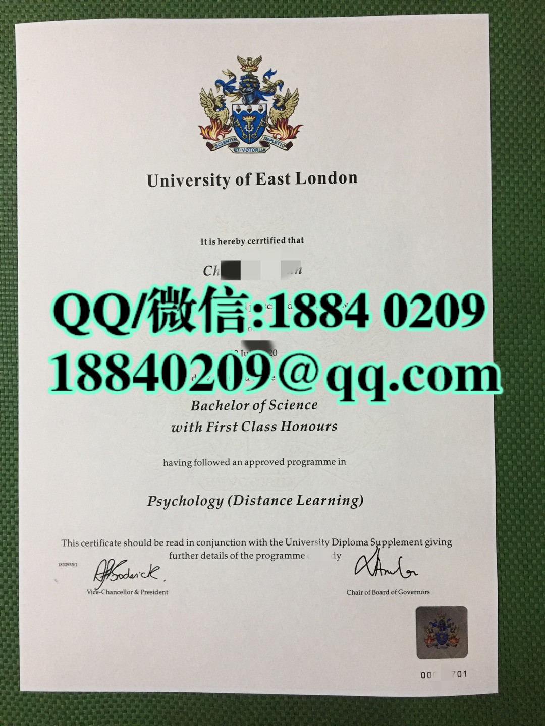 英国东伦敦大学毕业证学位证，University of East London degree