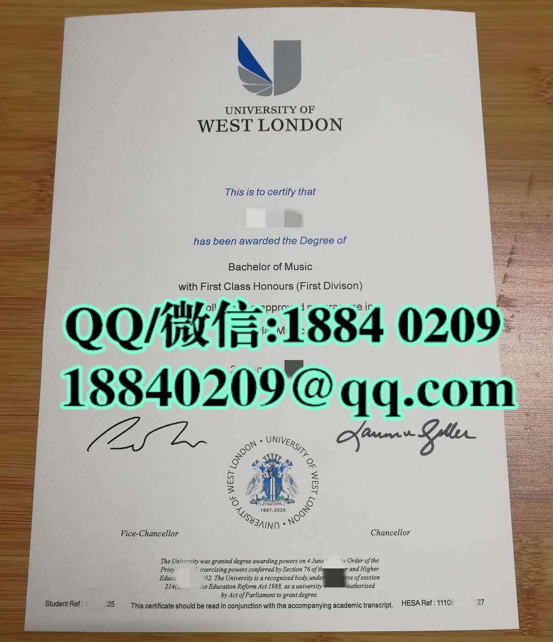 英国西伦敦大学University of West London毕业证，University of West London degree