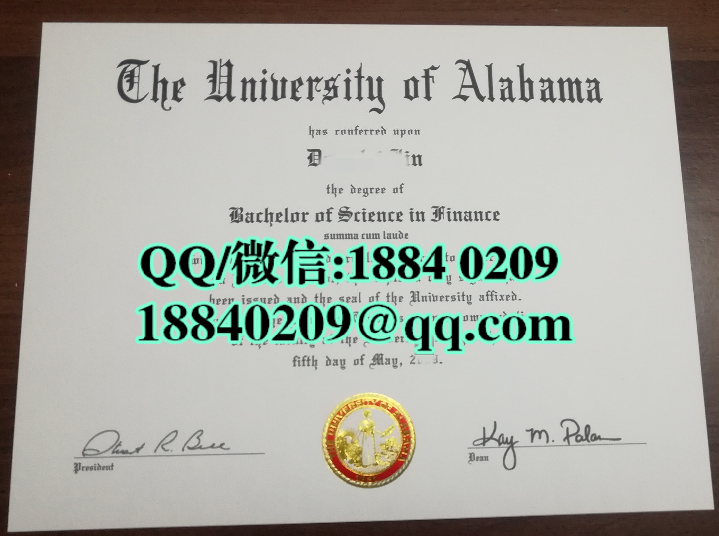 美国阿拉巴马大学University of Alabama毕业证，University of Alabama diploma