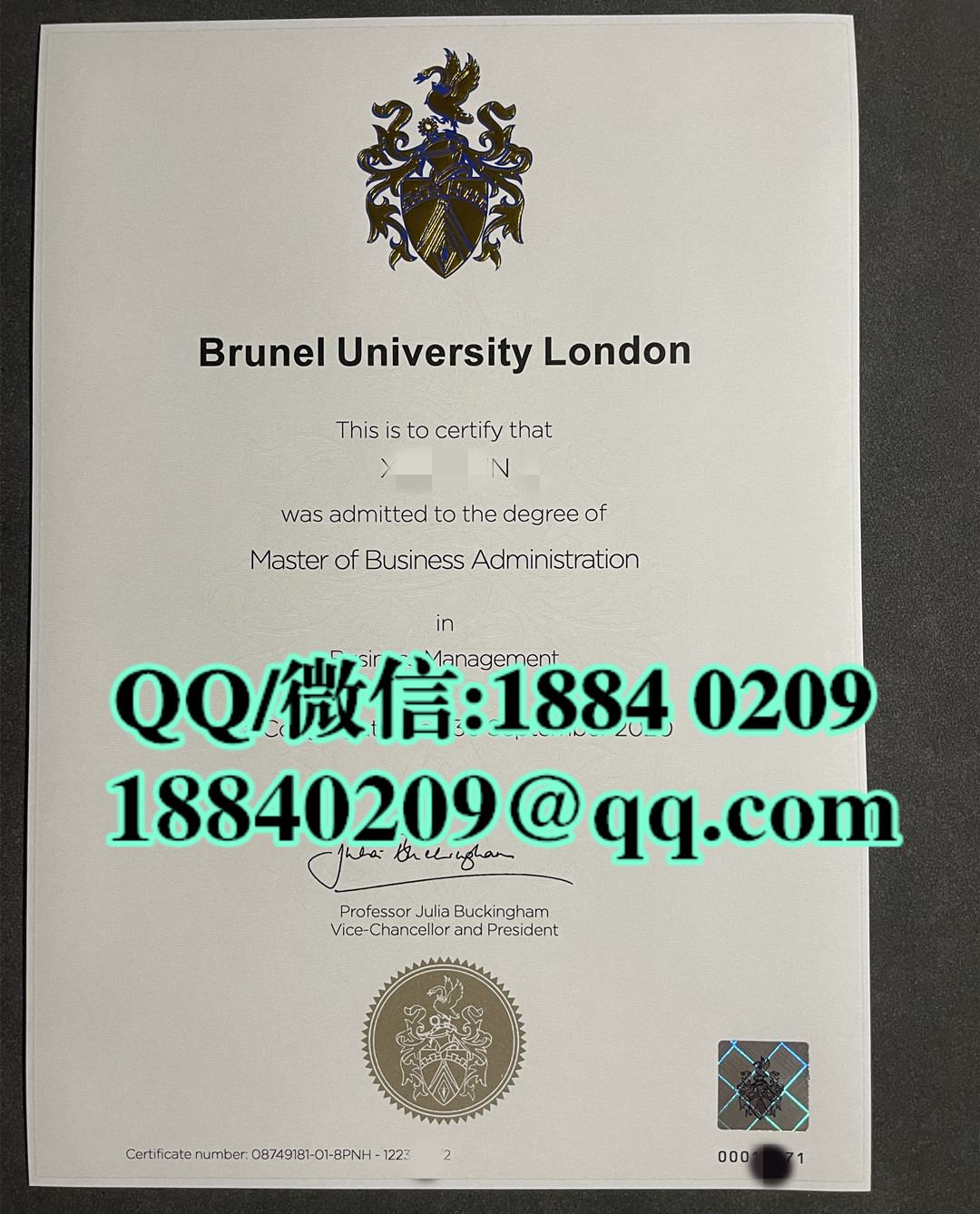 英国伦敦布鲁内尔大学毕业证成绩单，brunel university diploma degree
