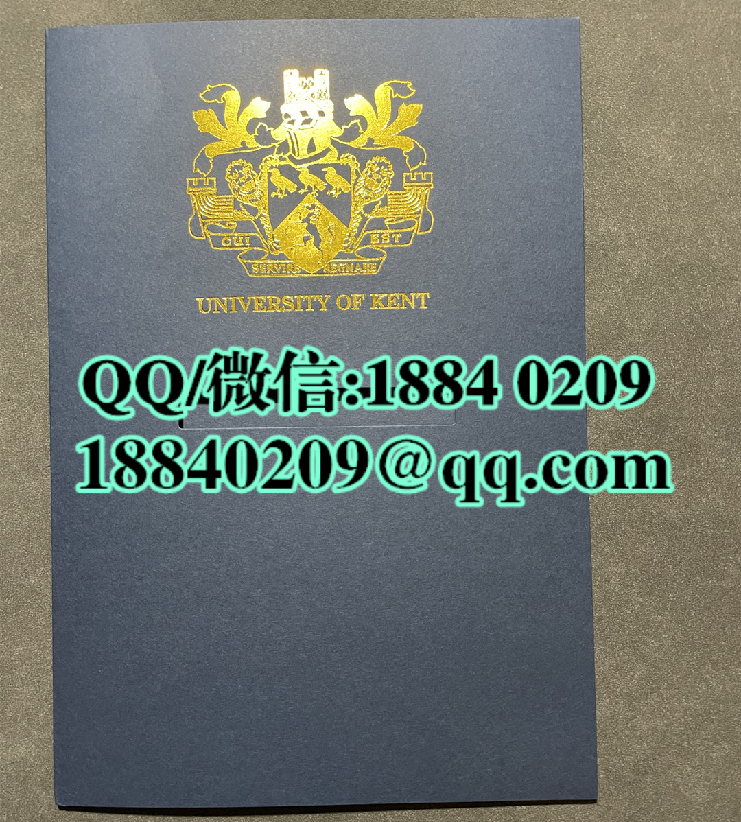 定制英国肯特大学毕业证外壳，英国肯特大学文凭封皮University of Kent diploma Cover