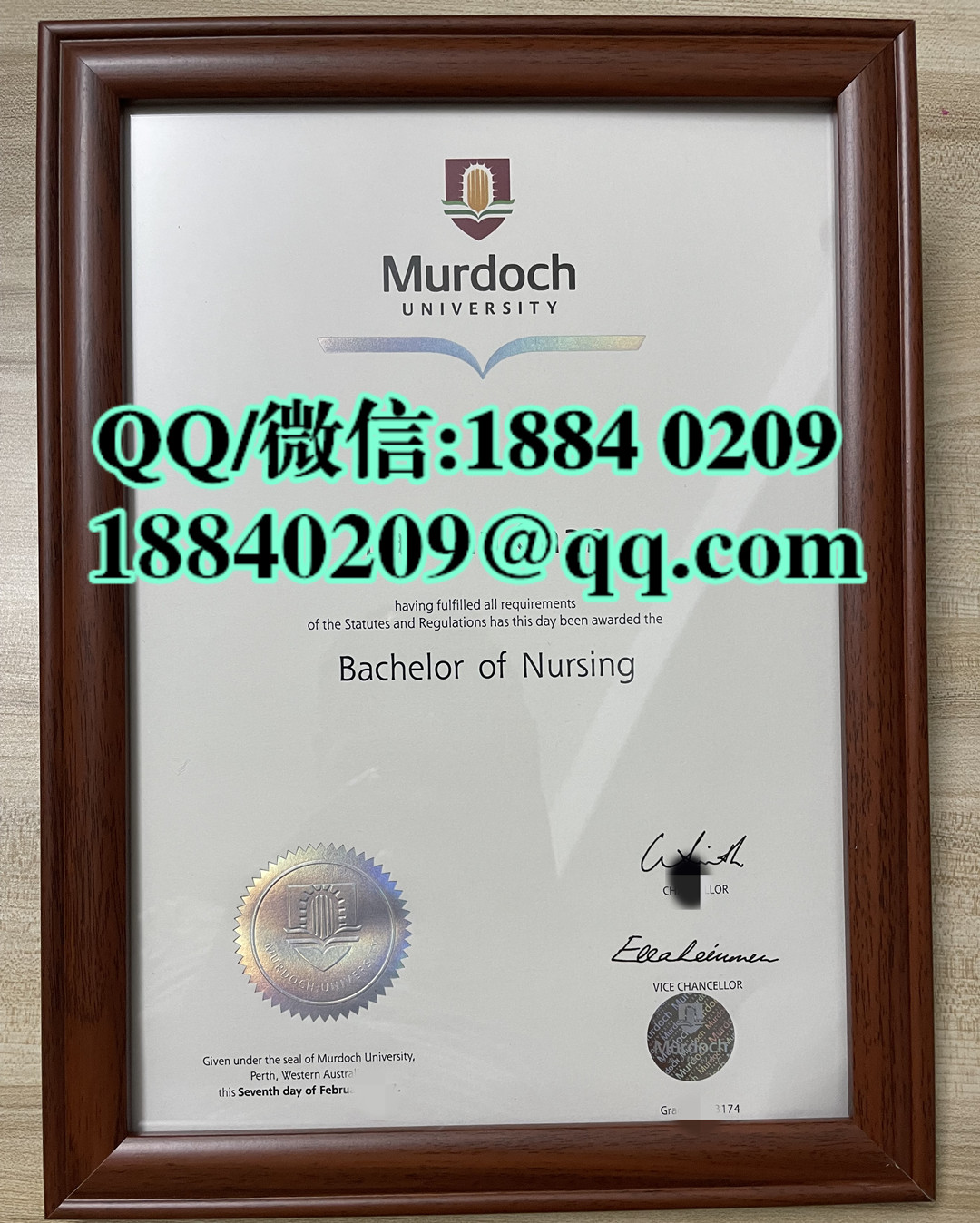 澳洲莫道克大学murdoch university毕业证学位证，murdoch university diploma degree