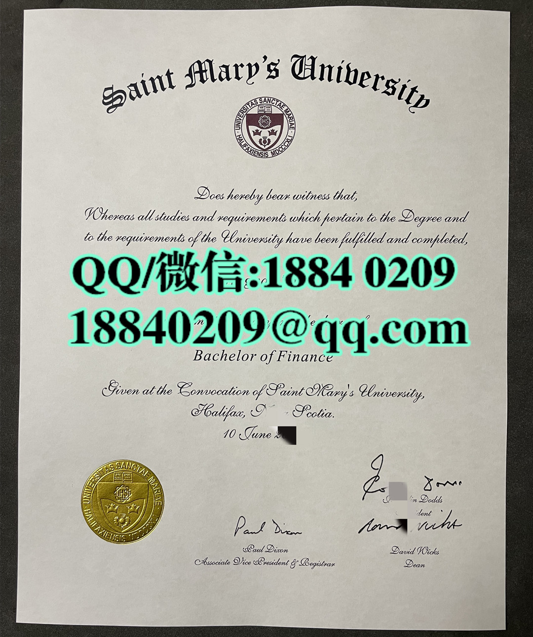 加拿大圣玛丽大学saint mary university毕业证成绩单，saint mary university diploma degree