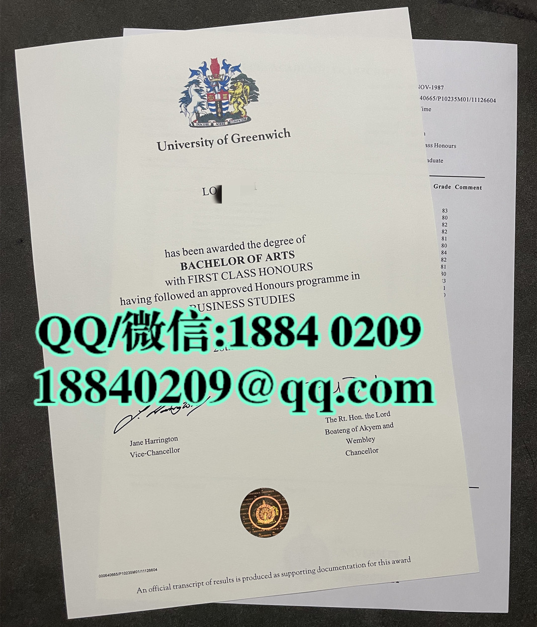 英国格林威治大学毕业证成绩单留才认证，University of Greenwich diploma degree