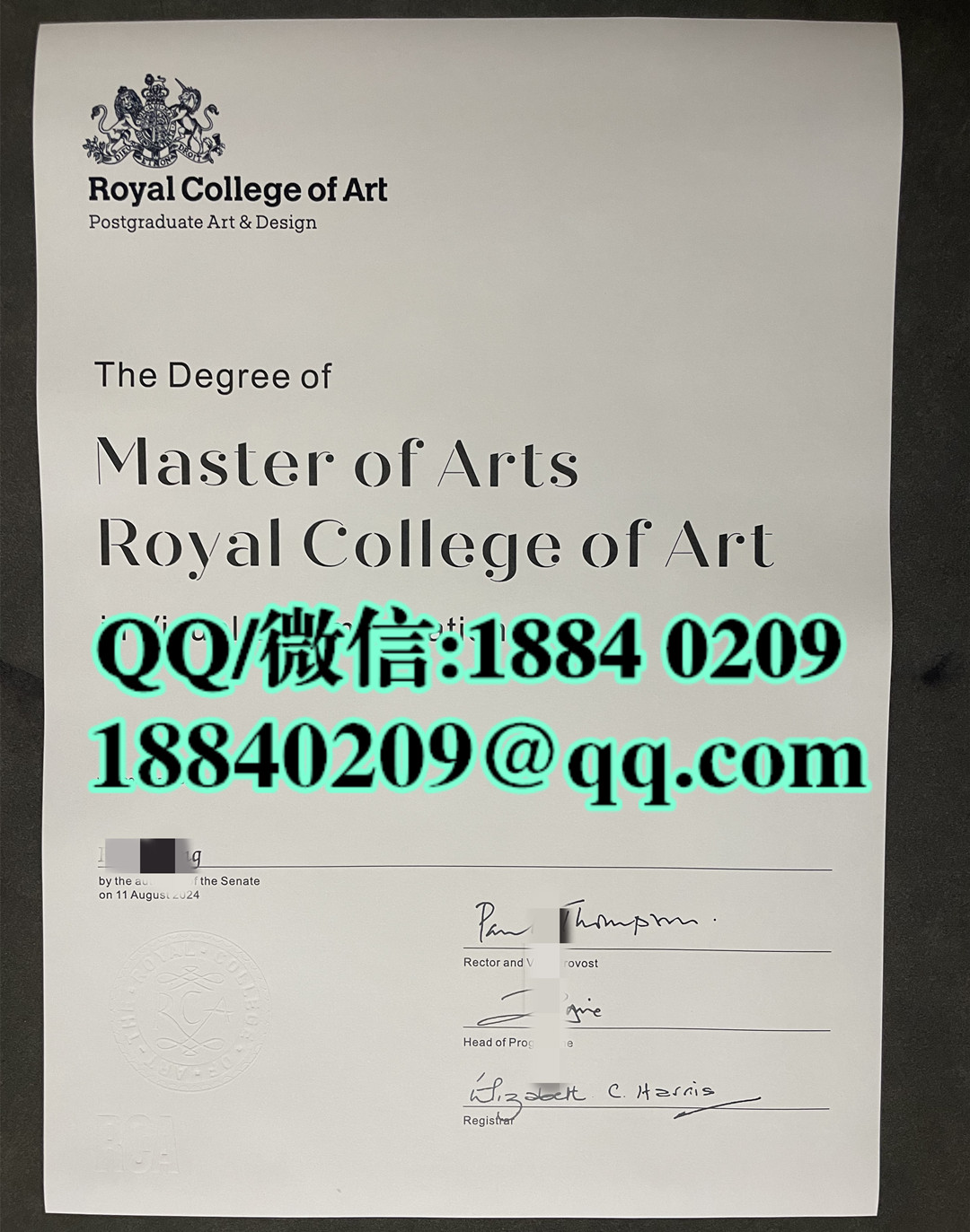 英国皇家艺术学院Royal College of Art毕业证学位证，Royal College of Art diploma degree