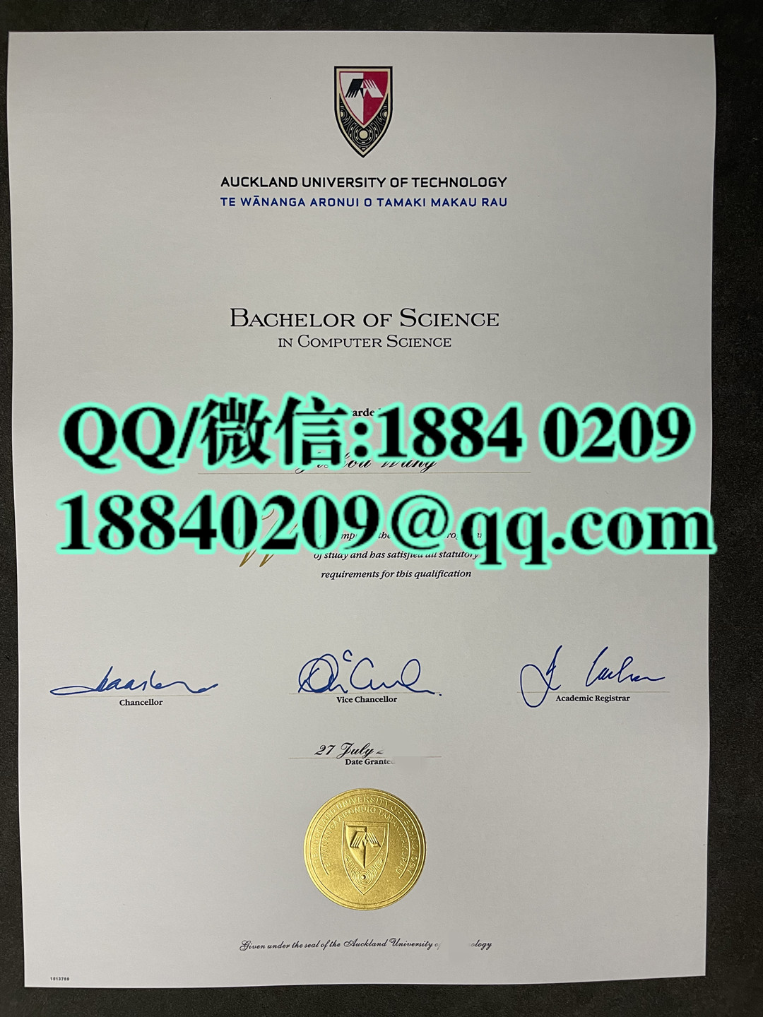 新西兰奥克兰理工大学毕业证学位证，新西兰ATU大学毕业证，Auckland University of Technology diploma degree
