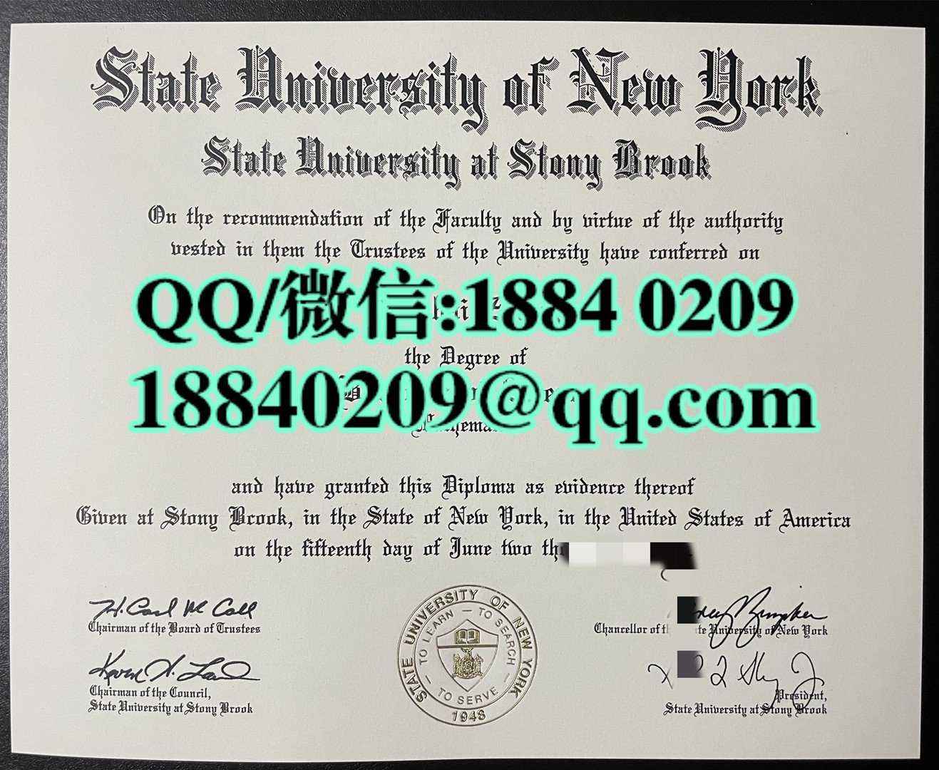 纽约州立大学石溪分校毕业证成绩单留才认证，stony brook university, new york diploma degree
