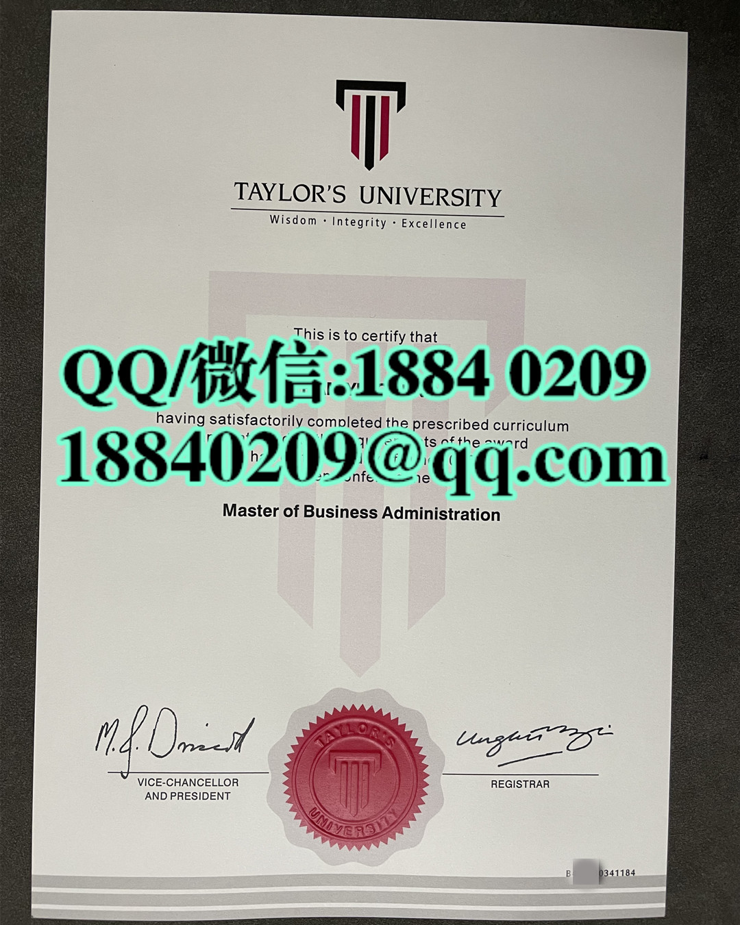 马来西亚泰莱大学毕业证学位证留才认证，taylors university diploma degree