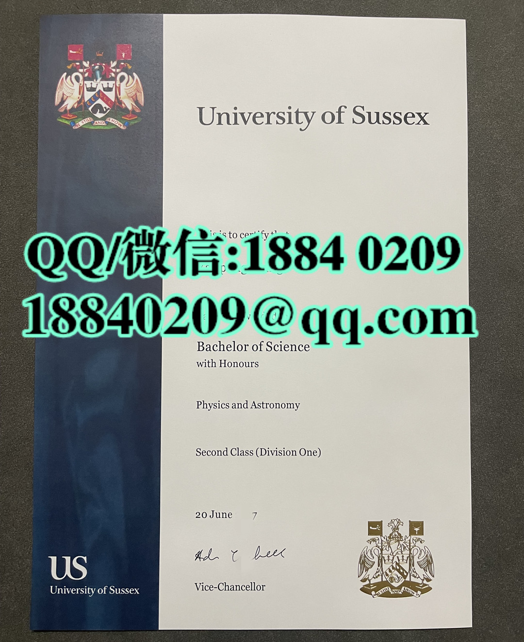 英国萨塞克斯大学毕业证成绩单留才认证，University of Sussex diploma degree